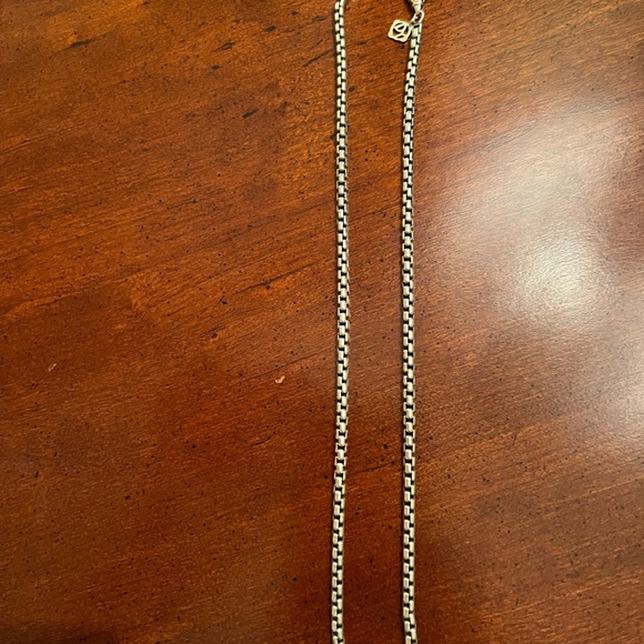 Brand New David Yurman box chain slider necklace - Picture 2 of 2